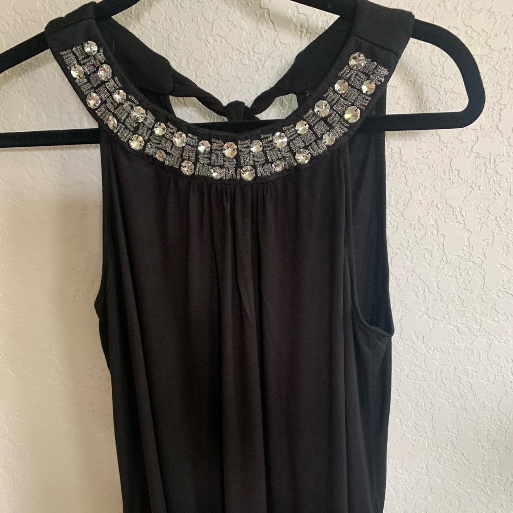 Ladies Black Embellished Blouse